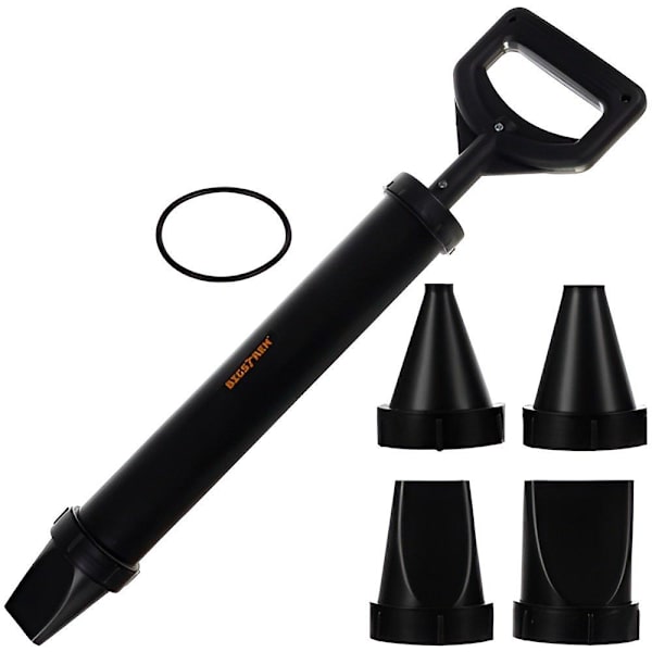 Cementpistol 850ml: Handhållen, Mekanisk, 4 Munstycken Svart