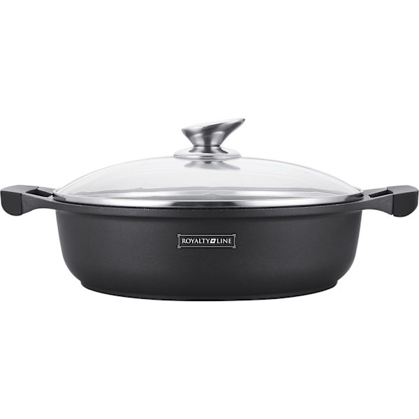 Marmorgryta med Non-Stick, Lätt Aluminium & PFOA-fri Svart