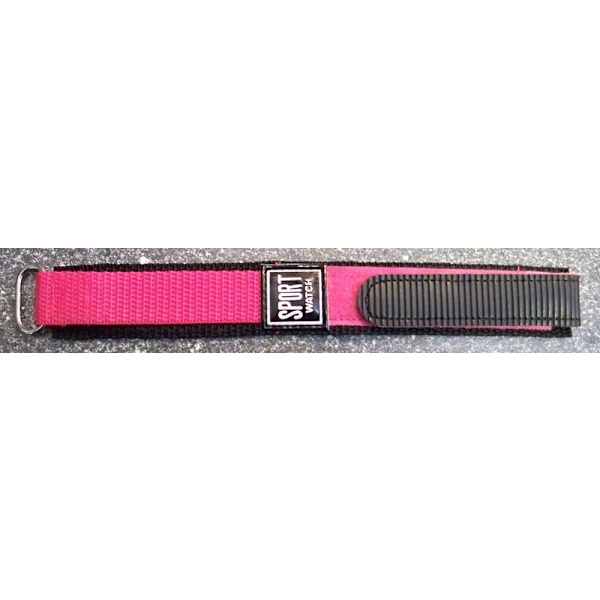 Rosa kardborreband 18/20 mm, normal/XL Pink 18 mm XL