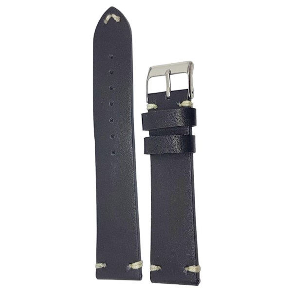 Klockarmband 18/20/22/24/26 mm Black one size