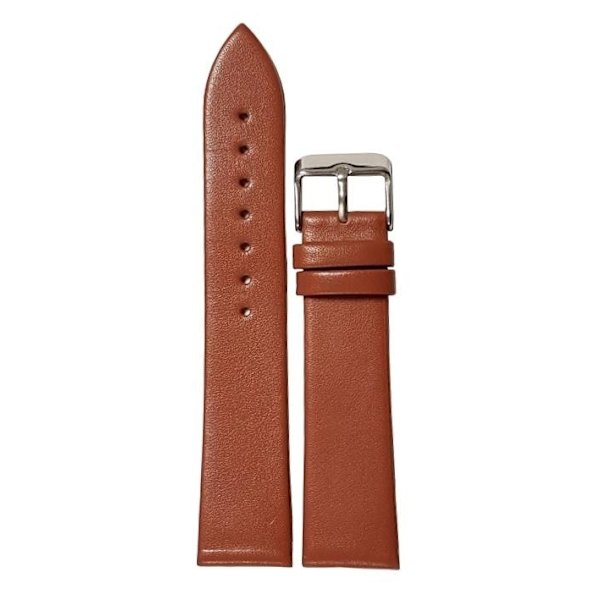Klockarmband 12/14/16 mm utan söm Brun