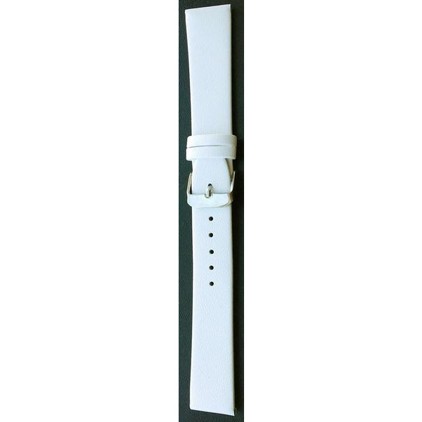 Läderband vitt 16/18/20/22/24 mm White 24 mm
