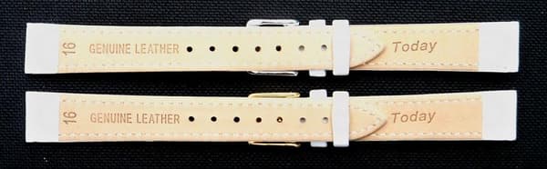 Klockarmband 16 mm White silverspänne