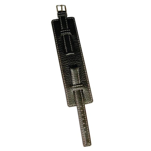 Klockarmband 16/14/12 mm med bred underdel Black 16 mm