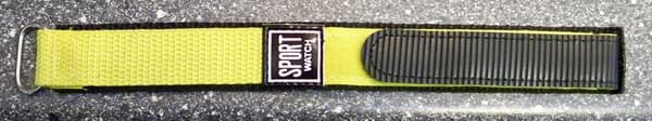 Kardborreband 18 mm normal/XL Yellow normal