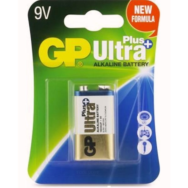 9V batteri alkaliskt -4 pack 9v
