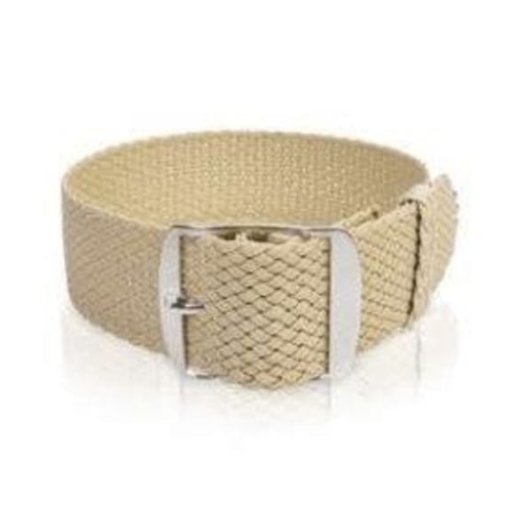 Perlonband 18/20 mm beige Beige 20 mm