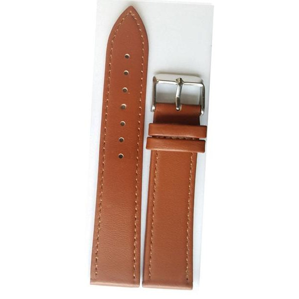 Klockarmband 12/14/16/18/20/22/24 mm LightBrown 18 mm
