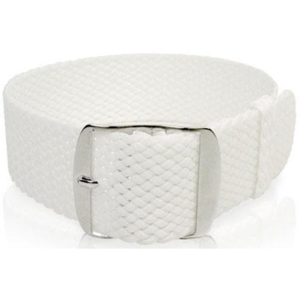 Perlonband vitt 16/18/20 mm White 18 mm