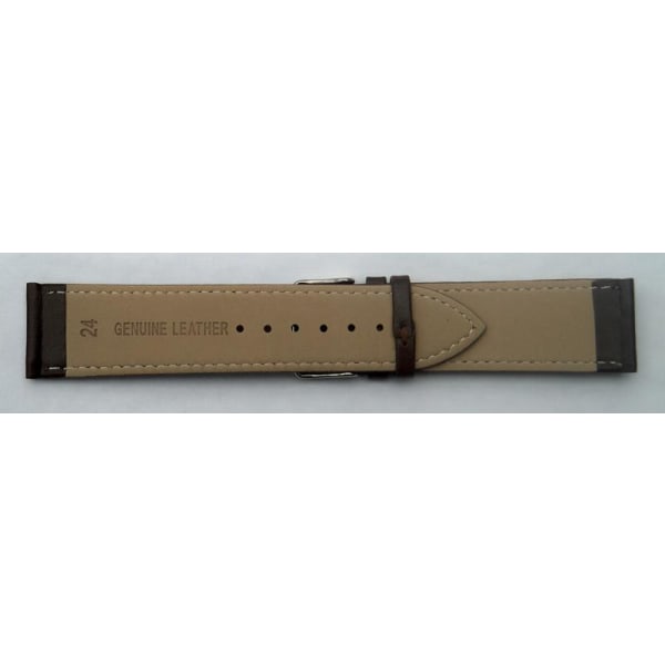 Klockarmband 24 mm DarkBrown 24 mm