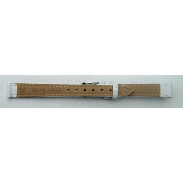 Lätt stoppat klockarmband 8/10/12 mm White 10 mm