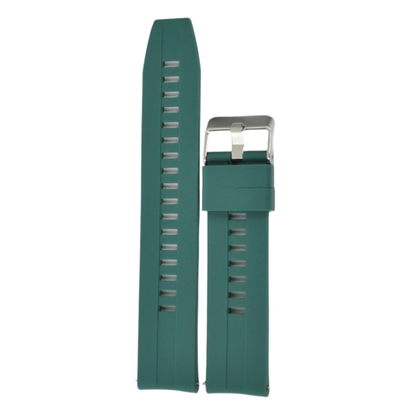 Silikon klockarmband 20/22 mm med stift Grön