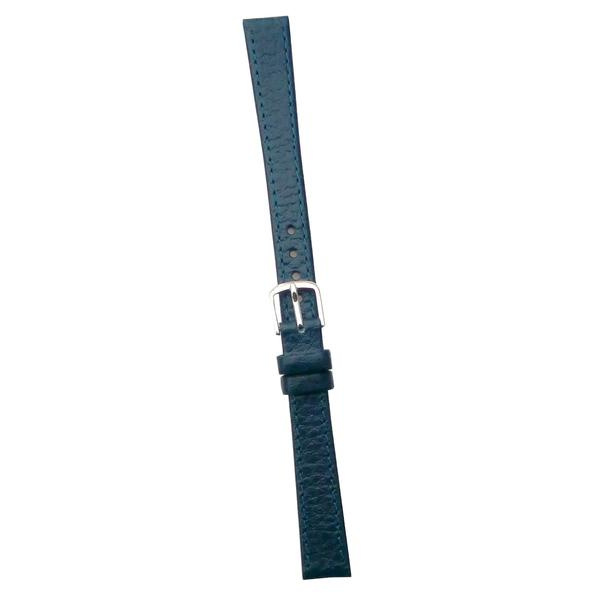 Läderband 12 mm DarkBlue guldspänne