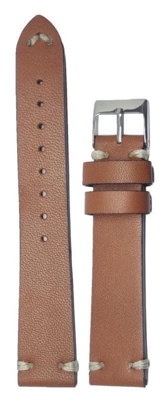 Klockarmband 18/20/22 mm LightBrown one size