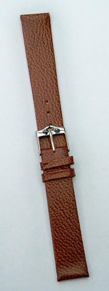 Alwin klockarmband 18/20 mm, ödla brun Brown 18 mm/stålspänne