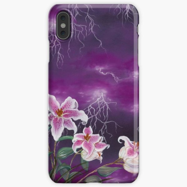 Skal till iPhone X/Xs - Electric flower