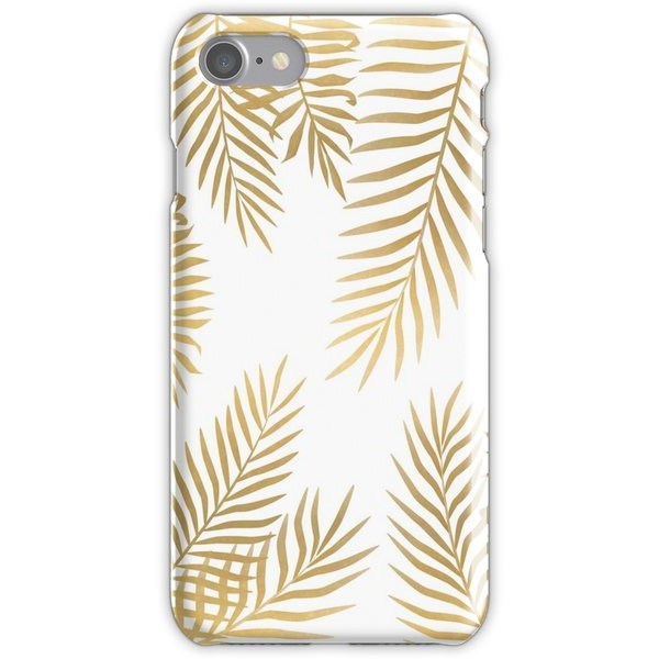 WEIZO Skal till iPhone 7 - Gold palm design