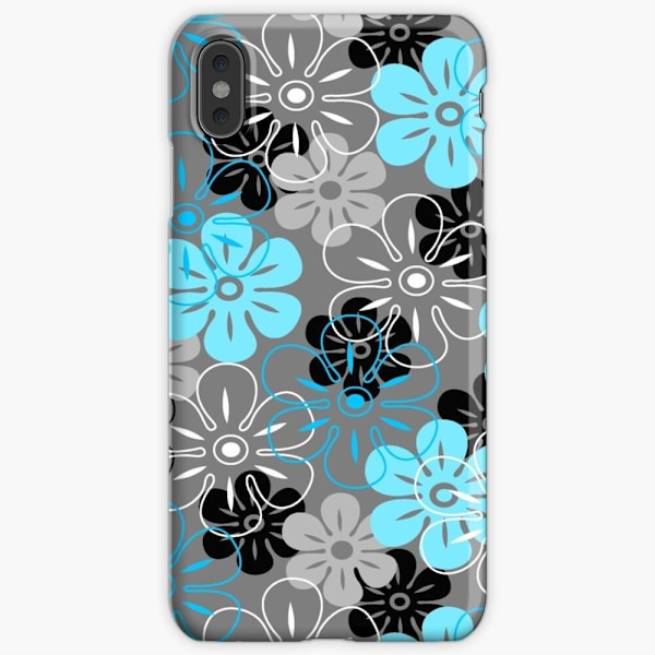 Skal till iPhone Xs Max - Blommor Retro