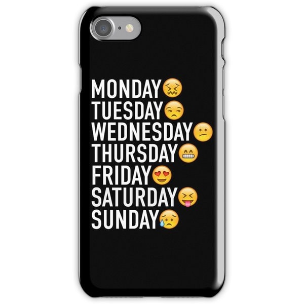 WEIZO Skal till iPhone 8 Plus - Emoji Week