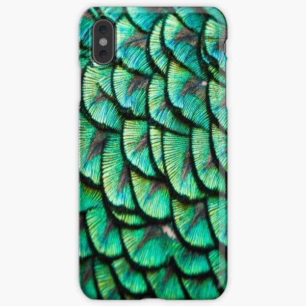 Skal till iPhone X/Xs - Glowing Peacock