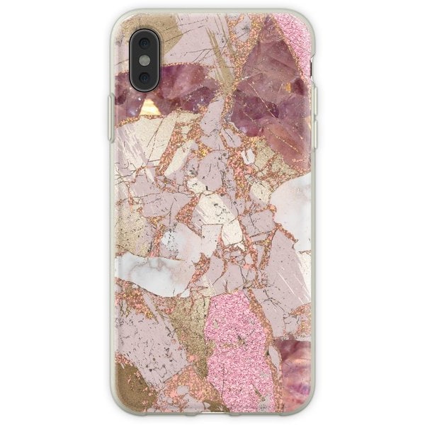 WEIZO Skal till iPhone Xs Max - GOLDEN BLUSH MARBLE