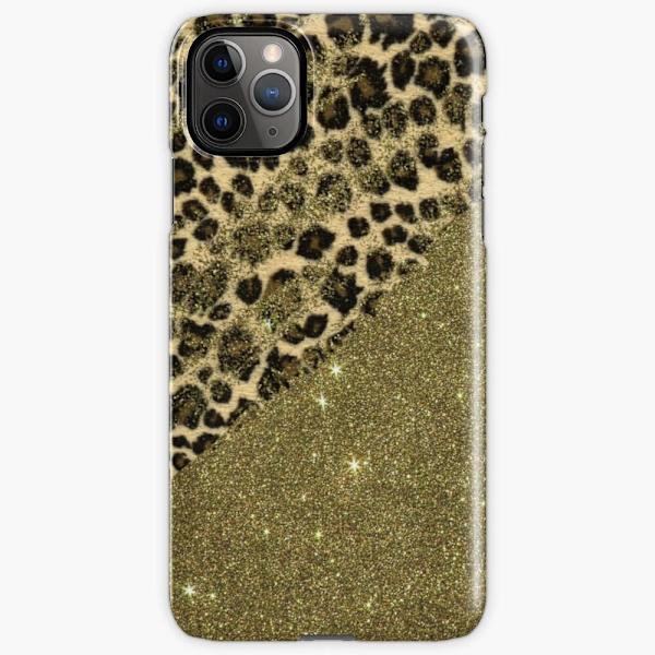 Skal till iPhone 11 - Leopard Glitter