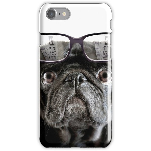 WEIZO Skal till iPhone 8 - Hund Glasögon design