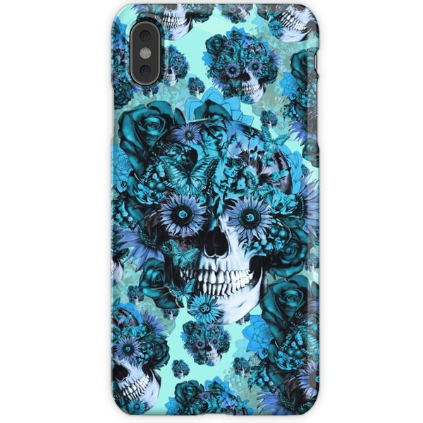 WEIZO Skal till iPhone Xs Max - SUNFLOWER skull
