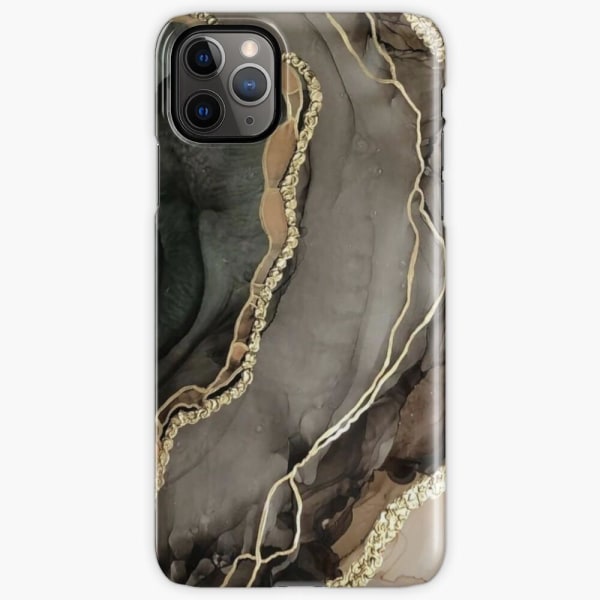 Skal till iPhone 12 Pro Max - Gold marble