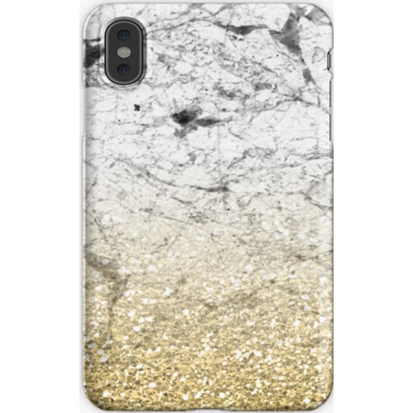 Skal till iPhone X/Xs - Golden marble