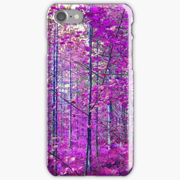 Skal till iPhone 7 - Purple Leaves