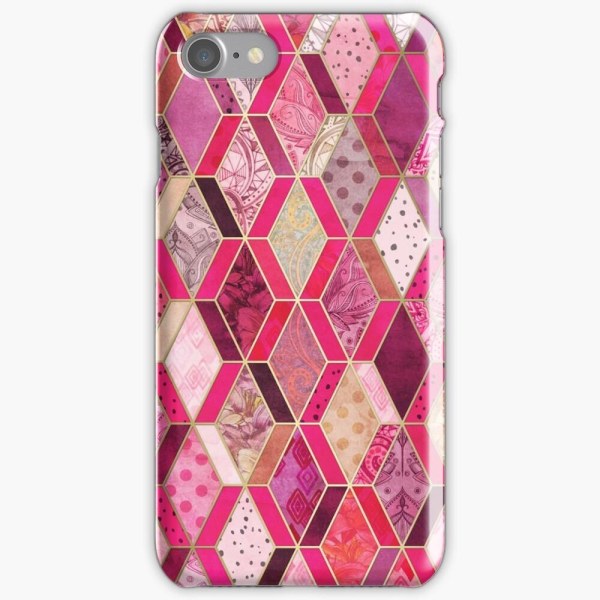 Skal till iPhone 7 Plus - Wild Pink & Pretty Diamond