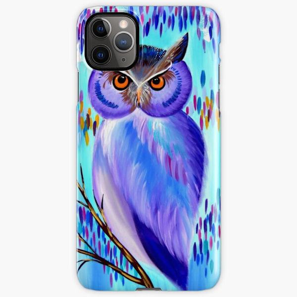 Skal till iPhone 12 Pro Max - Färgglad uggla