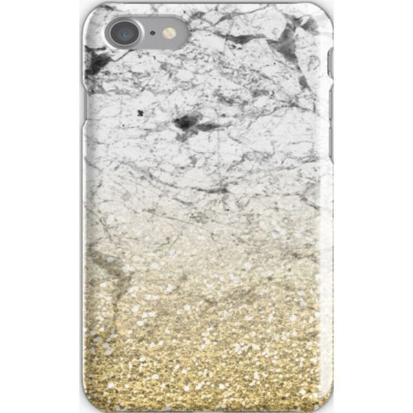 Skal till iPhone 8 Plus - Golden marble