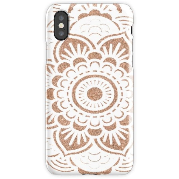 WEIZO Skal till iPhone X - Glitter mandalal Design