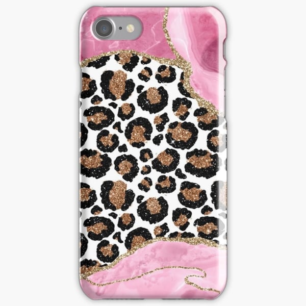 Skal till iPhone 7 Plus - Leopard Pink