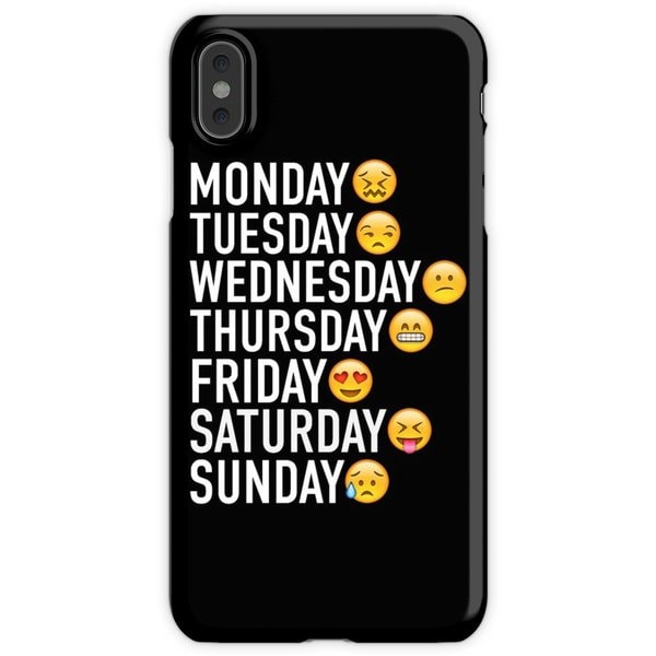WEIZO Skal till iPhone X/Xs - Emoji Week