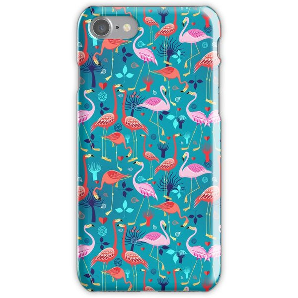 WEIZO Skal till iPhone 7 - Flamingos Design