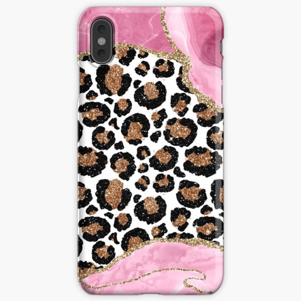 Skal till iPhone Xr - Leopard Pink