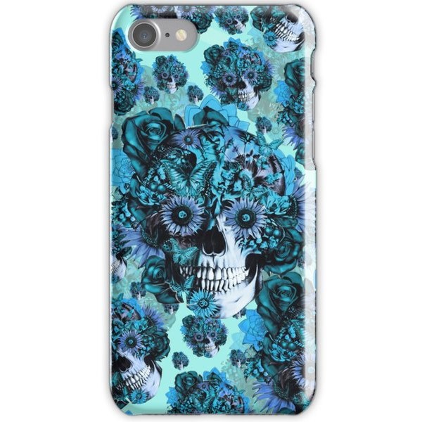 WEIZO Skal till iPhone 7 Plus - SUNFLOWER skull