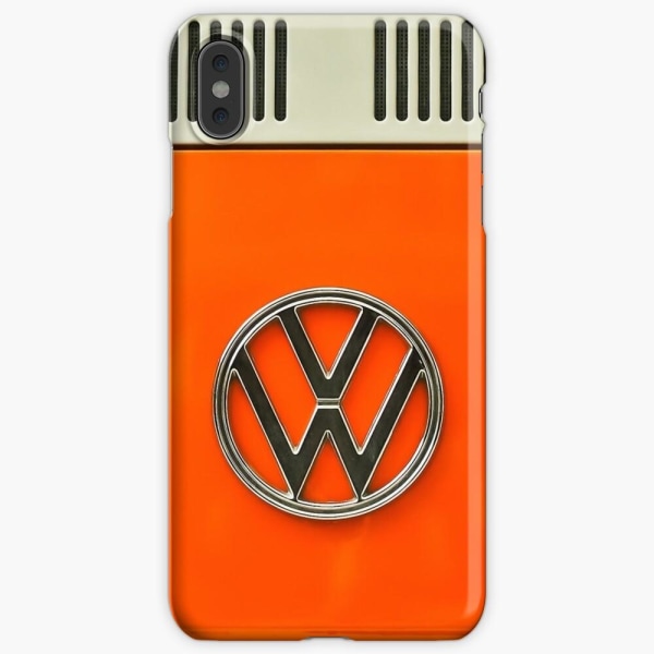 Skal till iPhone X/Xs - Retro Orange Volkswagen Van