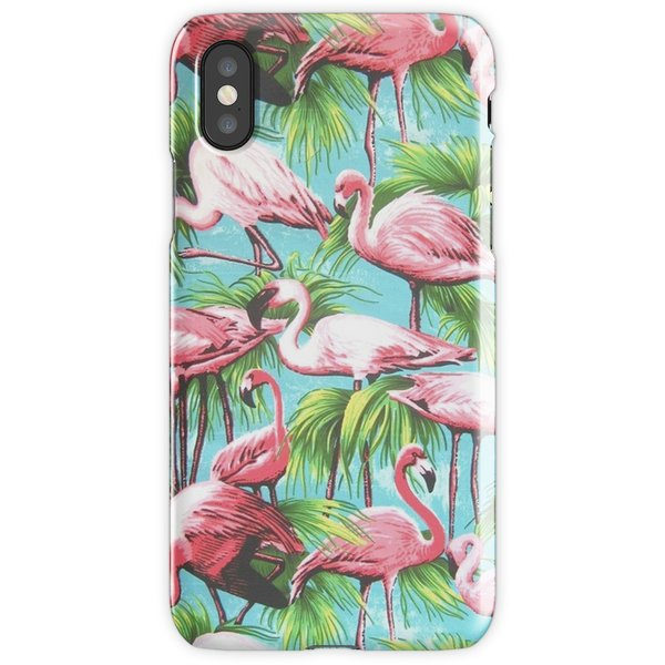 WEIZO Skal till iPhone X - Flamingo design