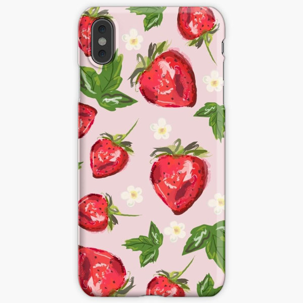 Skal till iPhone Xs Max - Strawberry
