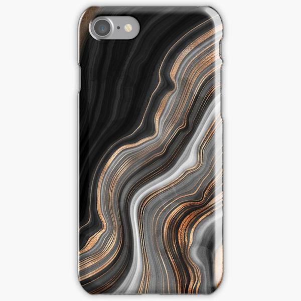 Skal till iPhone 6/6s - Black and Gray Marble