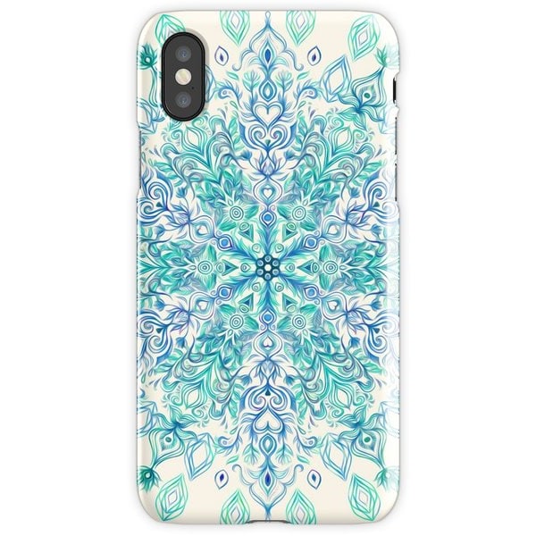 WEIZO Skal till iPhone X - Snowflake design