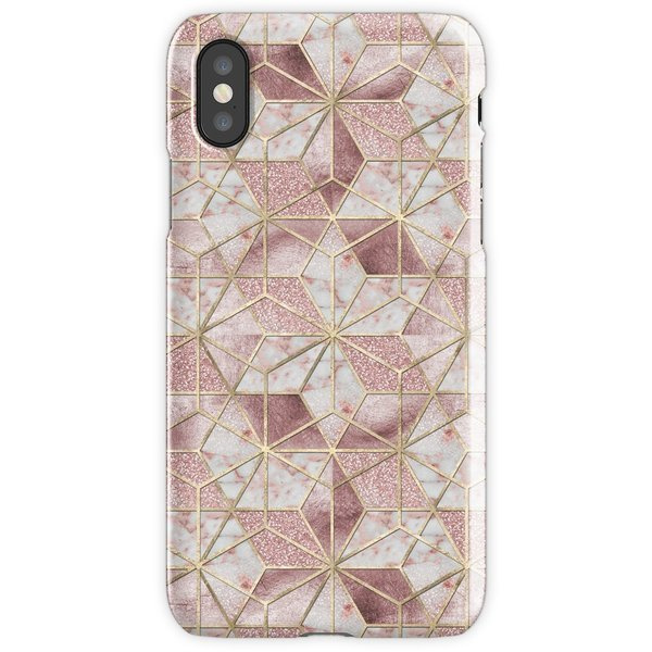 WEIZO Skal till iPhone X - Star flower gold