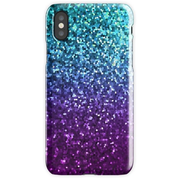 WEIZO Skal till iPhone X - Mosaic Glitter design