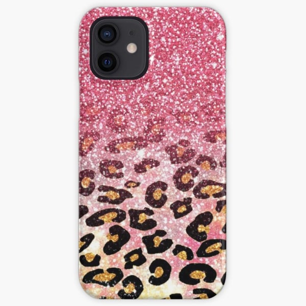 Skal till iPhone 12 - Leopard Pink