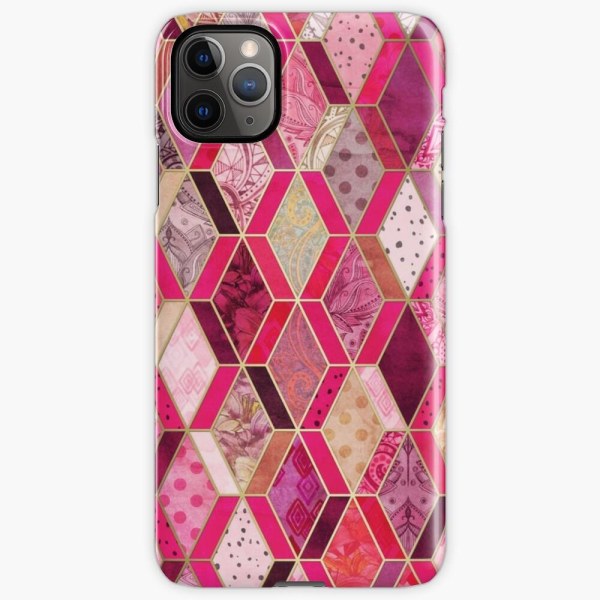 Skal till iPhone 12 Mini - Wild Pink & Pretty Diamond