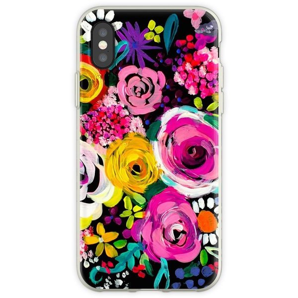 WEIZO Skal till iPhone Xs Max - ROSES Painting mönster